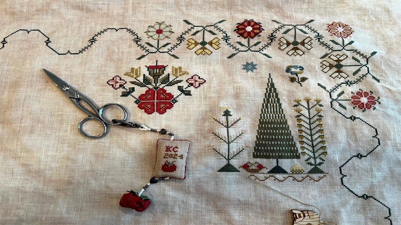 Flosstube episode 28 - stitchy conversation, what I've been stitching and FFOs!  (March 6, 2024)