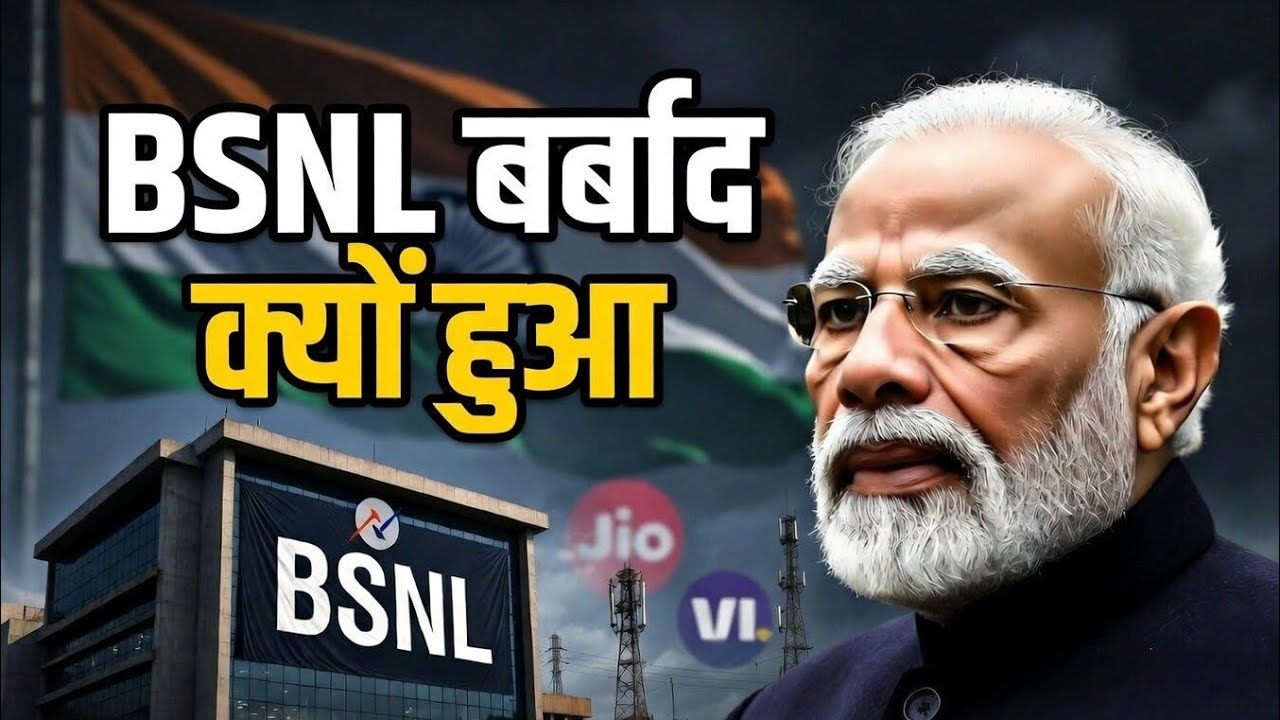 BSNL बर्बाद क्यों हुआ? | Jio–Airtel का सच | BSNL Comeback?