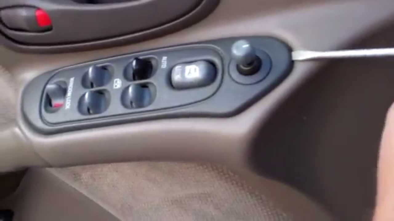 GM Power Window switch replacement (Pontiac, Oldsmobile)