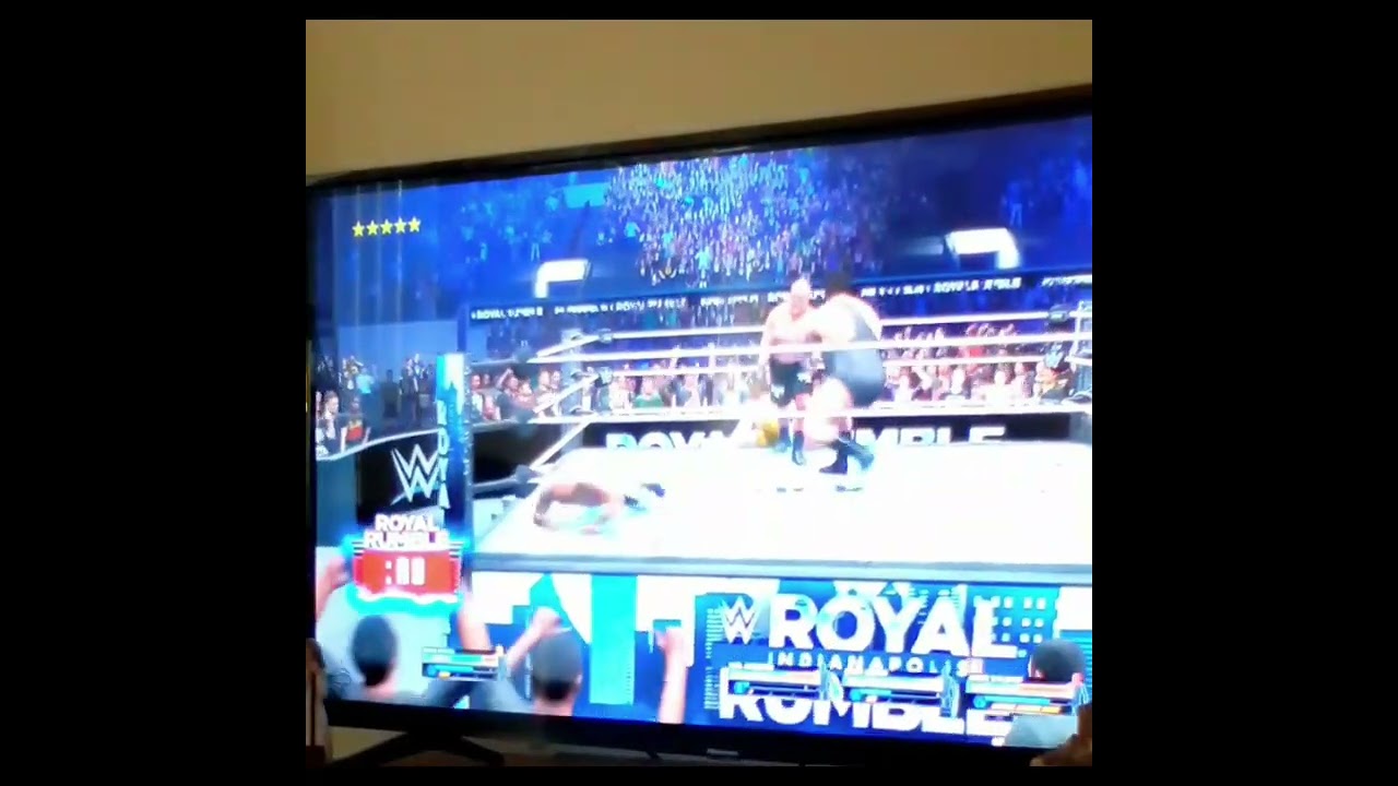 WWE gameplay Royal rumble playing as Andre the Giant!