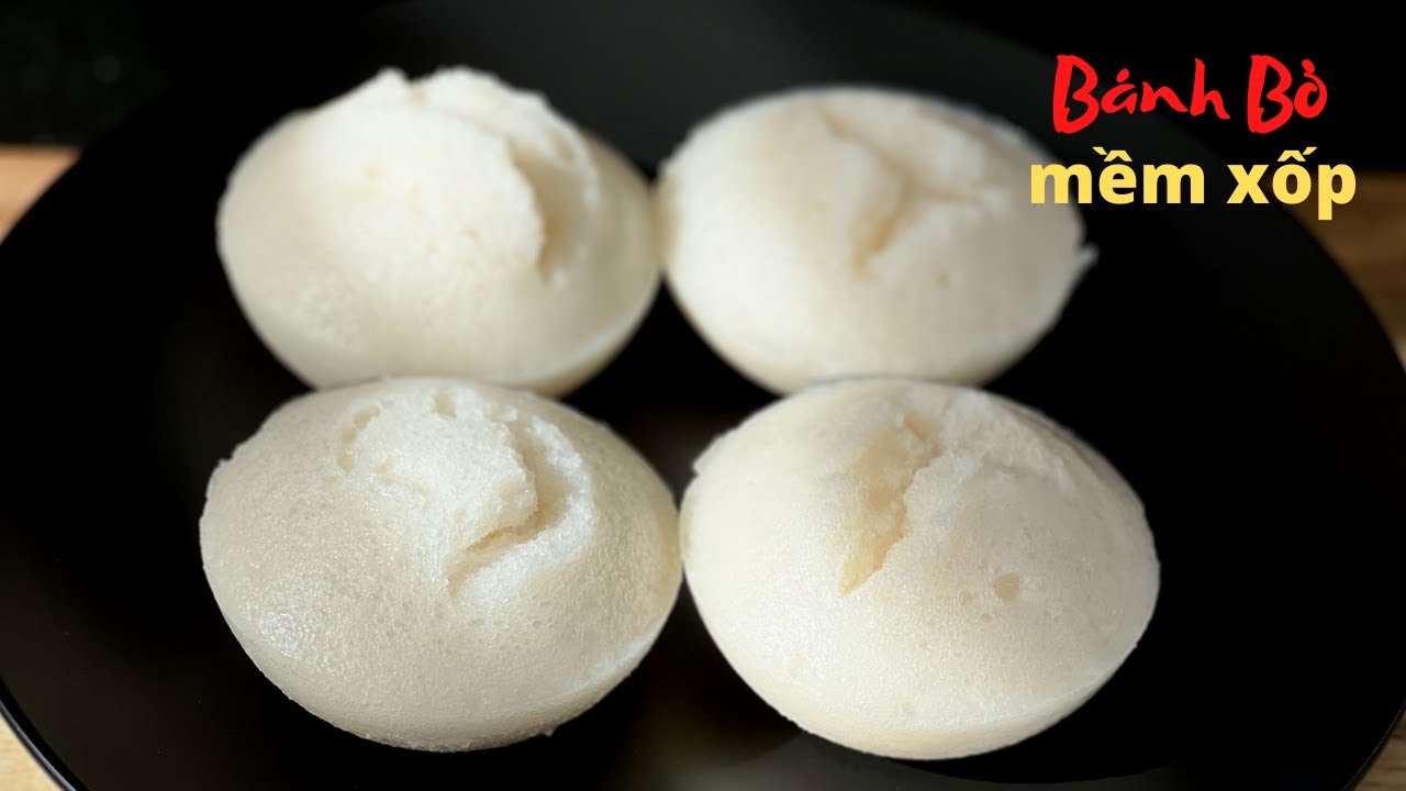 BÁNH BÒ - Làm bằng bột pha sẵn cực dễ - Những lưu ý giúp bánh nở tốt, không xẹp sau khi hấp -MaiKhôi