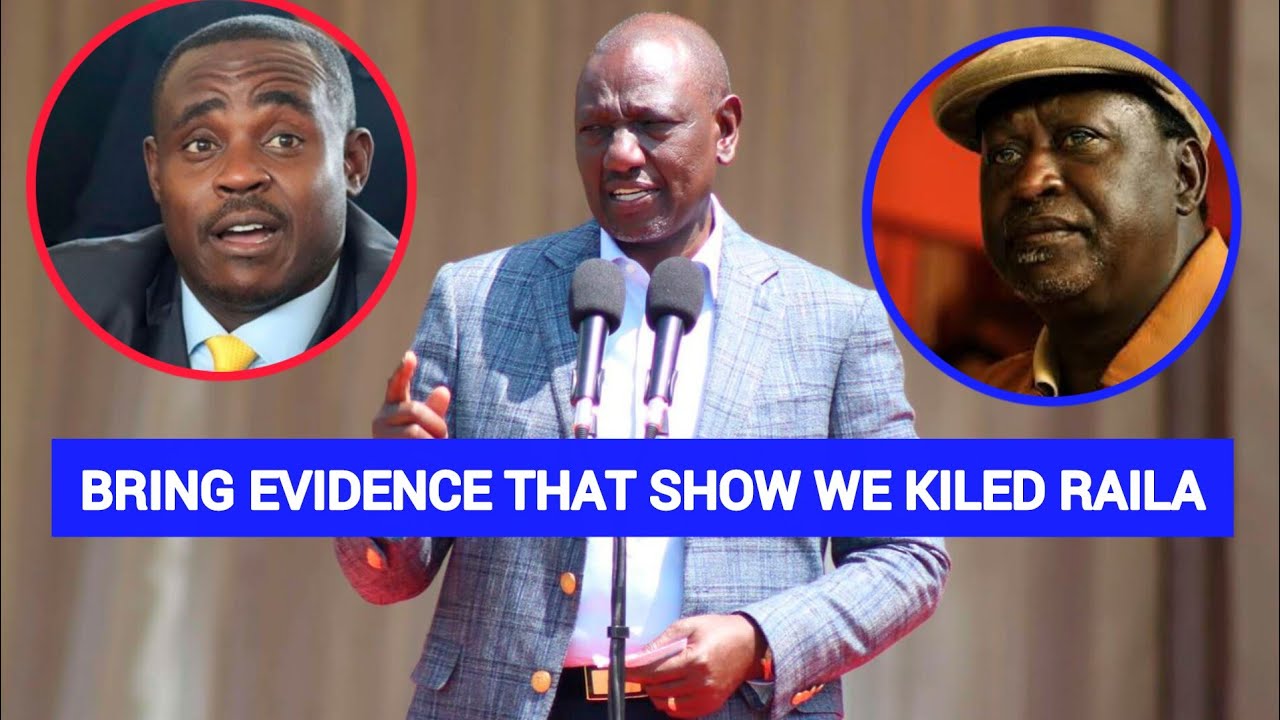 BRING EVIDENCE THAT SHOWS WE KILLED RAILA ODINGA; ANGRY RUTO PANICS AS MALALA EXPOSES HIM 