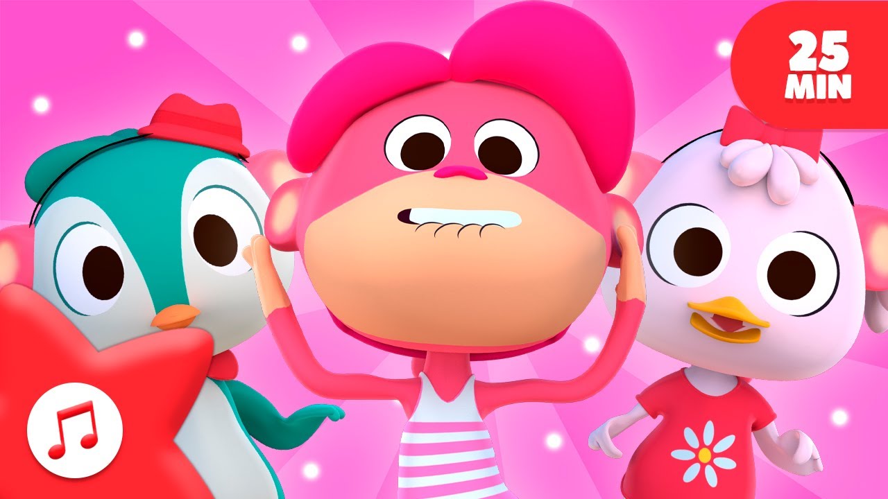 Bailo como la Mona y Más Clasicos de @CancionesDelZoo 🐍 Canciones para niños | El Reino Infantil