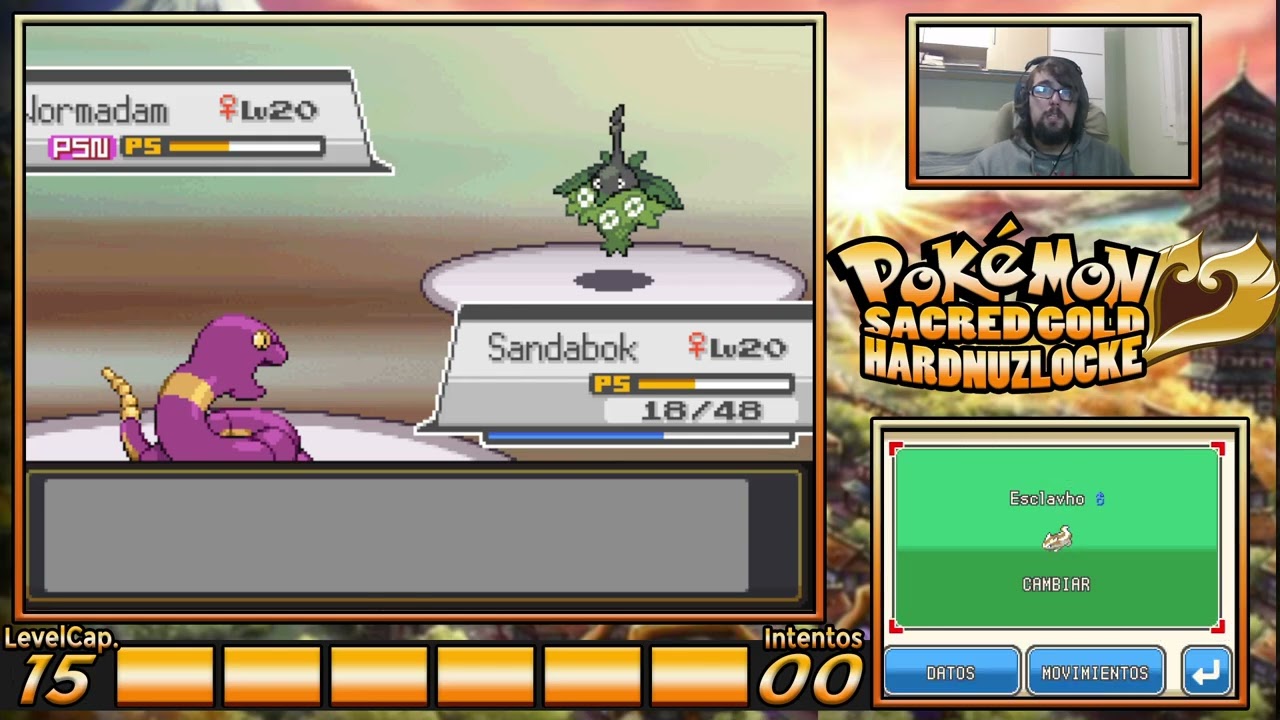 El Bruto del capítulo 4 del Pokemon Sacred Gold Hardcore Nuzlocke