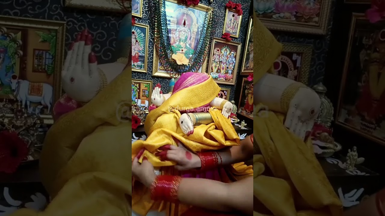 అమ్మవారికి అద్భుతమైన అలంకరణ..