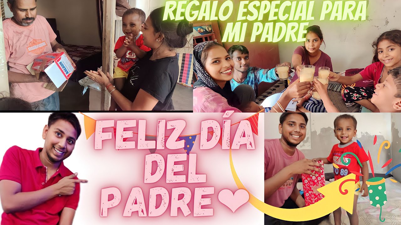 👨|| FELIZ DÍA DEL PADRE ❤ || Un regalo especial para mi papá se emocionó😌
