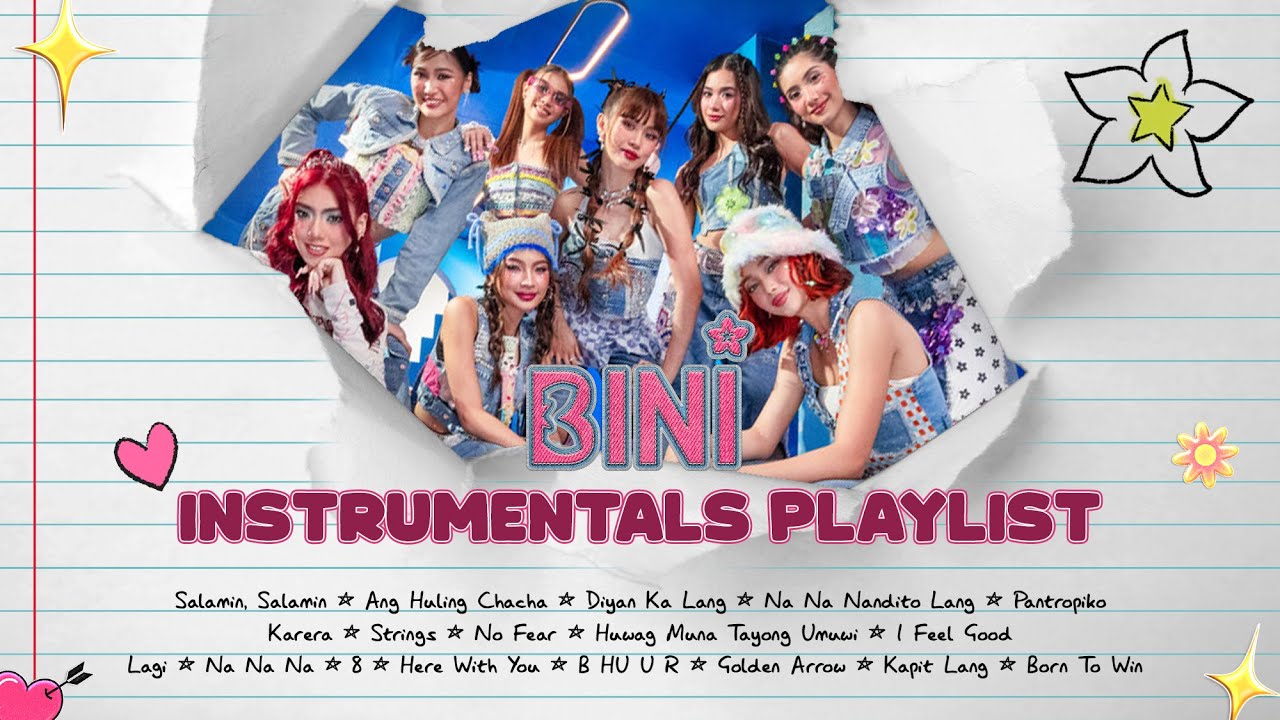 BINI Instrumental playlist  (Complete Songs)