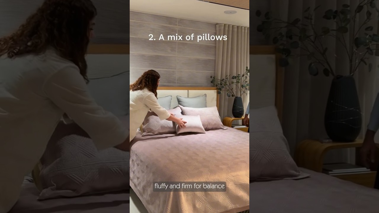 Hotel magic at home? Yes!🛎️ Soft lines, ambient lighting & thoughtful details