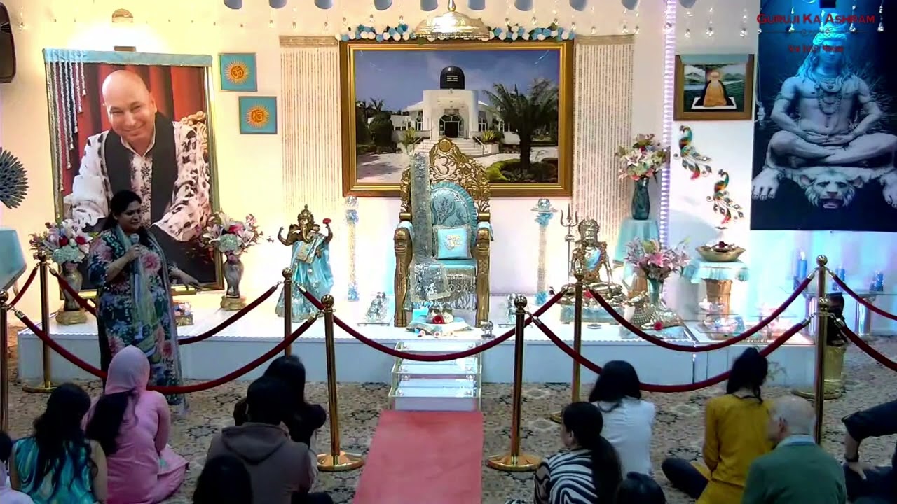 Satsang By Dimple Aunty - Guruji Ka Ashram - New Jersey - USA - Somerset Temple