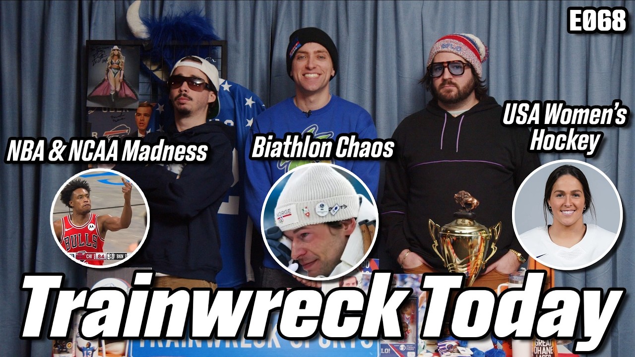 Tracking USA at the Olympics, March Madness season ahead, and more! | Trainwreck Today E068