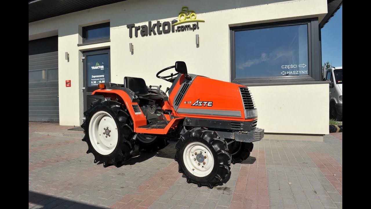 Kubota Aste A-17 4x4 17KM japoński mini ciągnik TRAKTOR.COM.PL