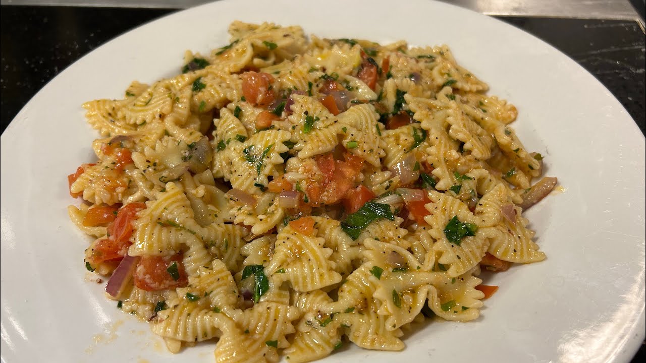 Pasta Bruschetta Quick and Easy!