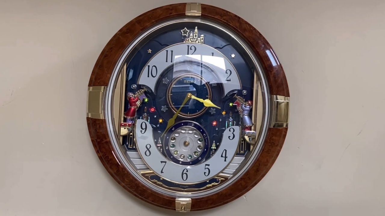 (Proper Audio Rip) Seiko QXM128BRH Melodies In Motion Hi-Fi Sound Broadway Wall Clock - HQ Melodies