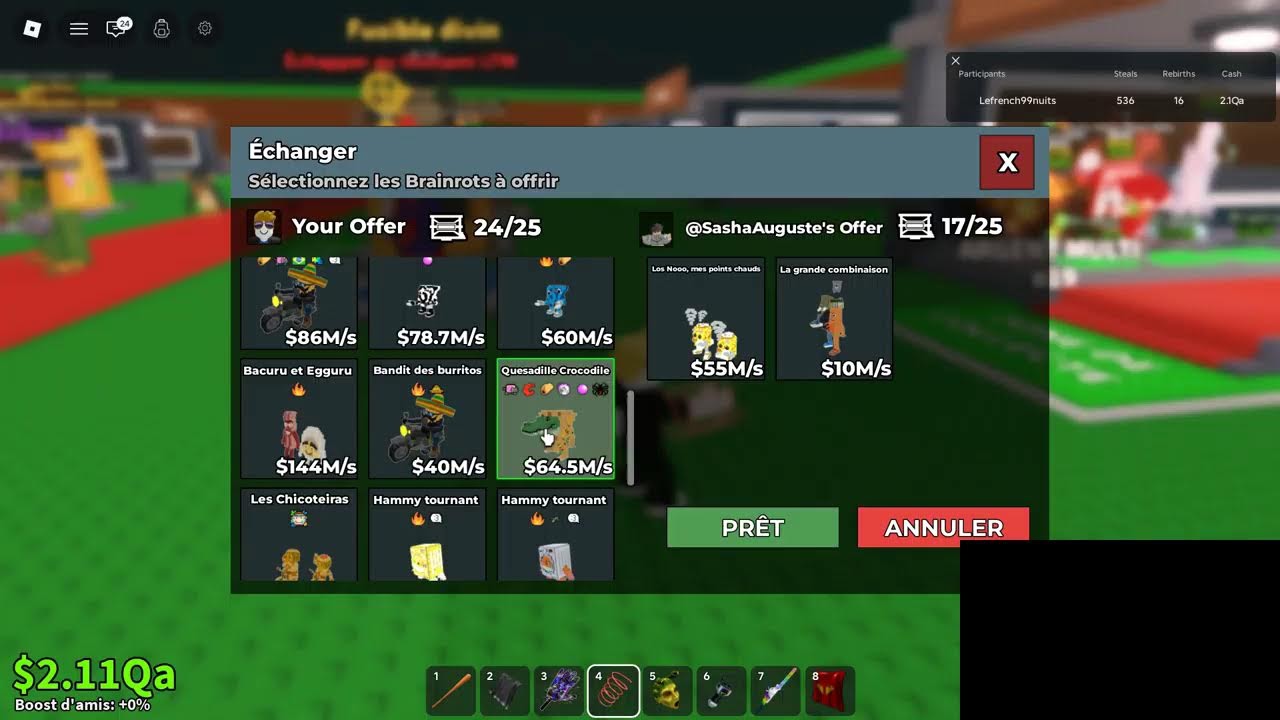 Trade steal a brainrot fr
