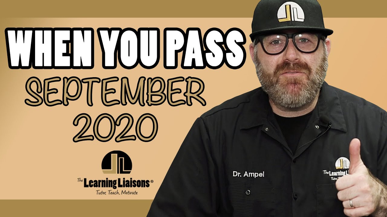 When You Pass September 2020 | Let's Celebrate Success