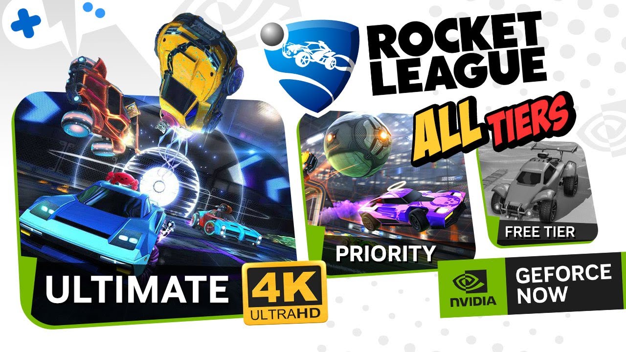 ROCKET LEAGUE on GeForce NOW on ALL Tiers | FREE to 4K Gameplay