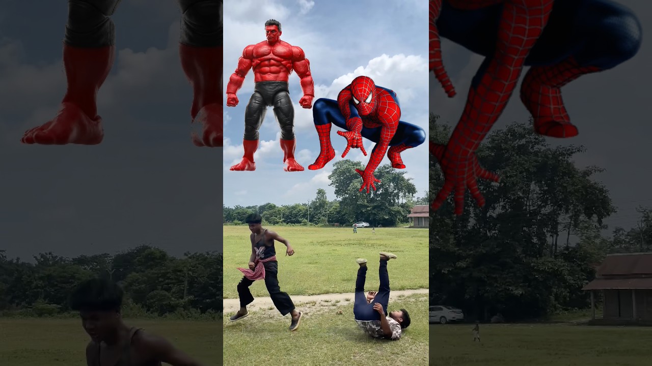 Hulk 🛑 Vs Spider Man ❤️ Emoji Acting Video #shorts