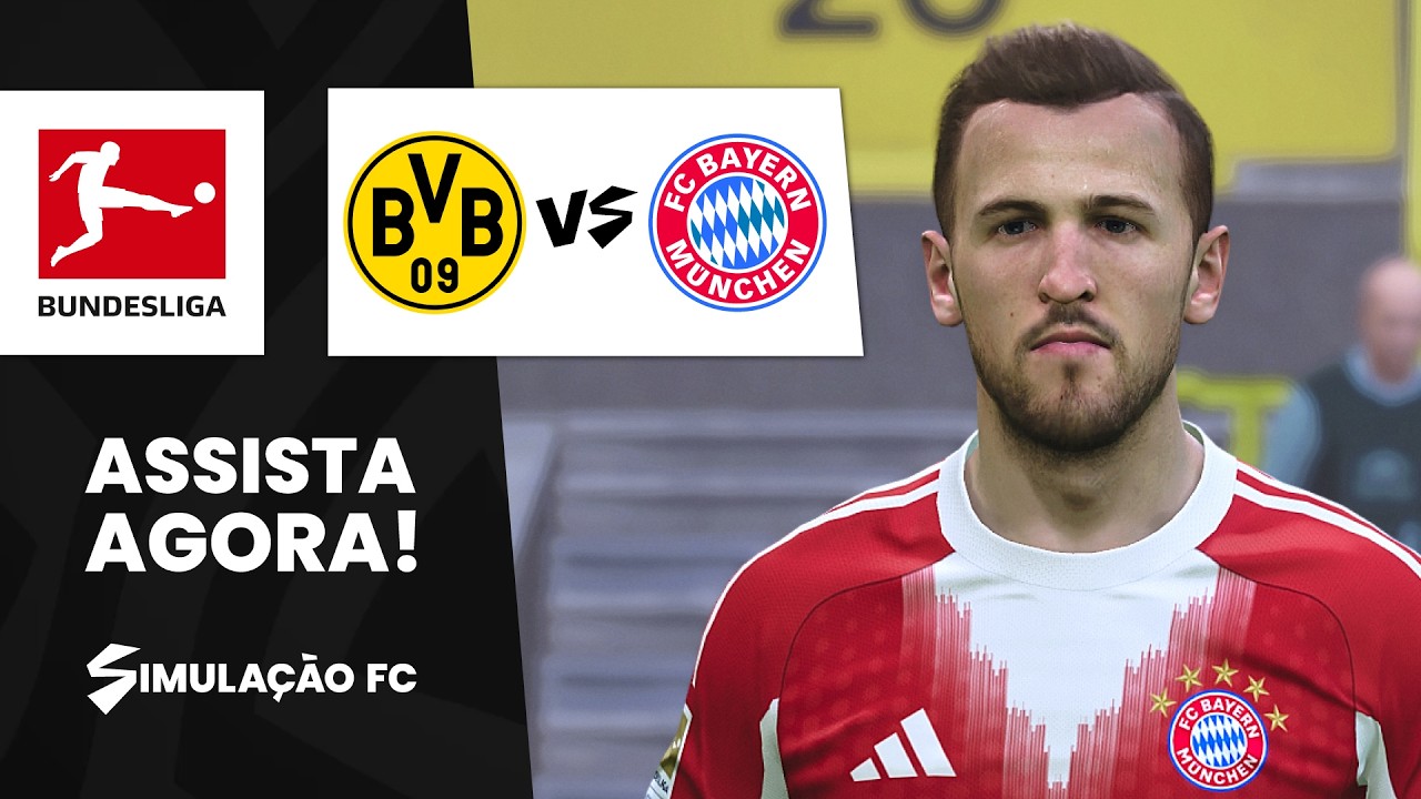Borussia Dortmund x Bayern AO VIVO | Clássico Alemão pela Liderança | PES 2021 4K 60FPS | Simulação⚽