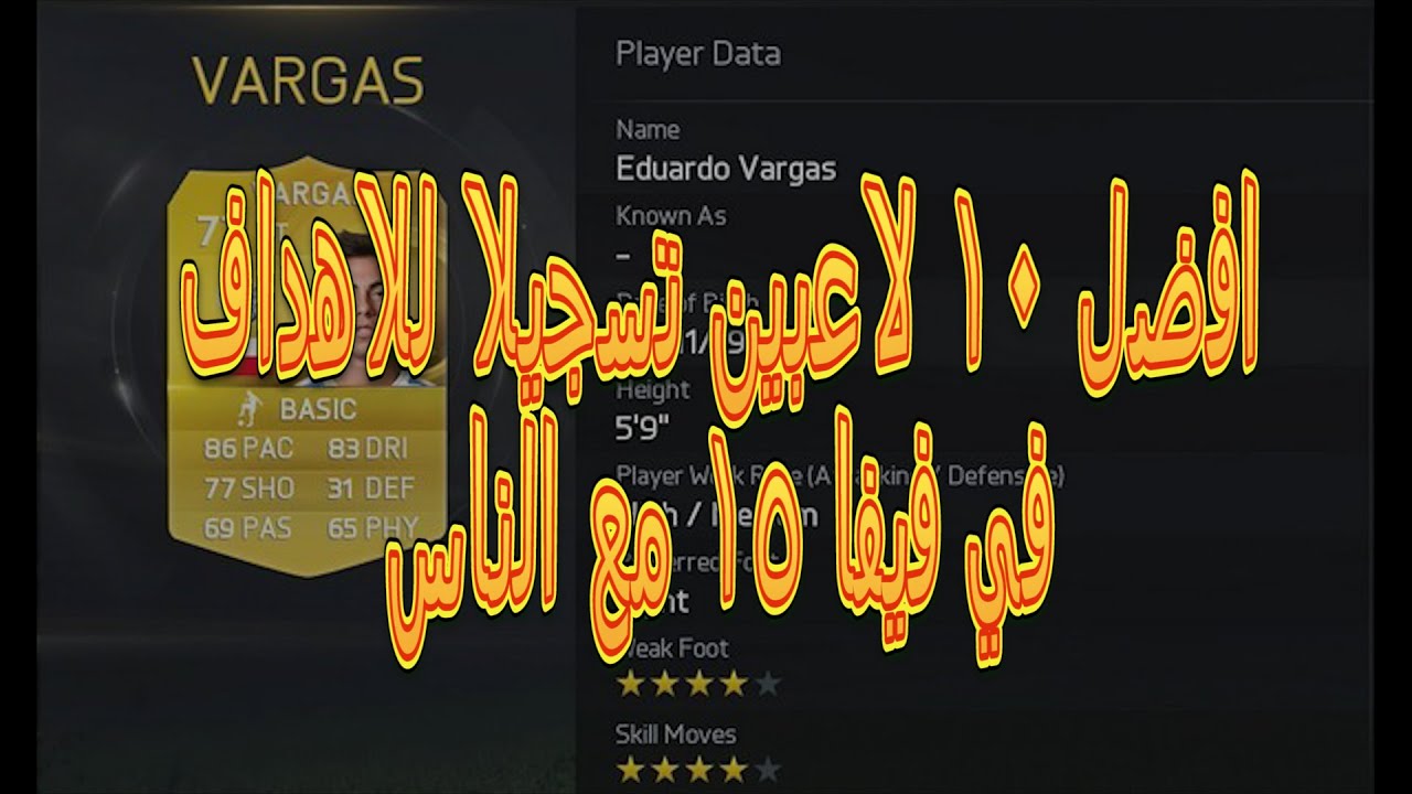 اكثر 10 لاعبين تسجيلا للاهداف في فيفا 15 || best fifa 15 strikers