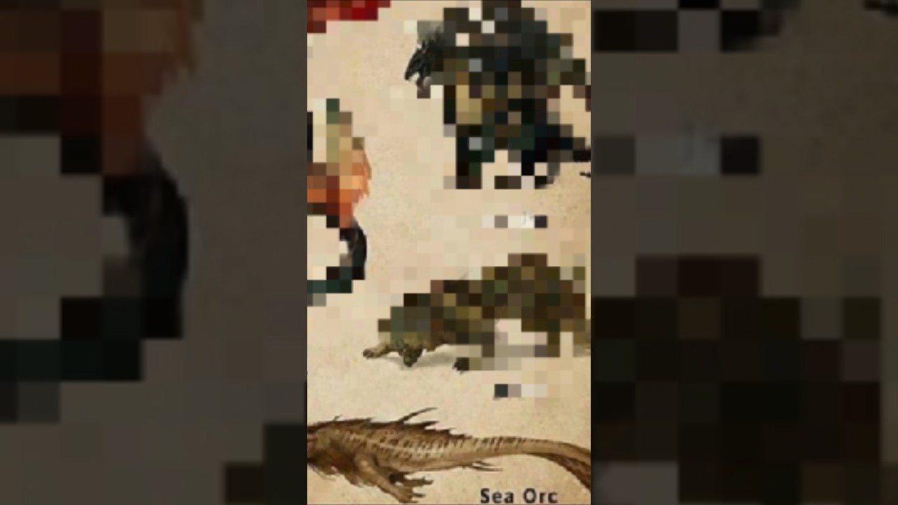 Unleashing the Sea Orc: The Terrifying Ocean Beast | @dragonbites