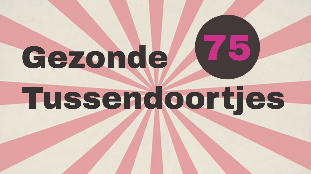 Gezonde tussendoortjes en snacks voor Hardlopers