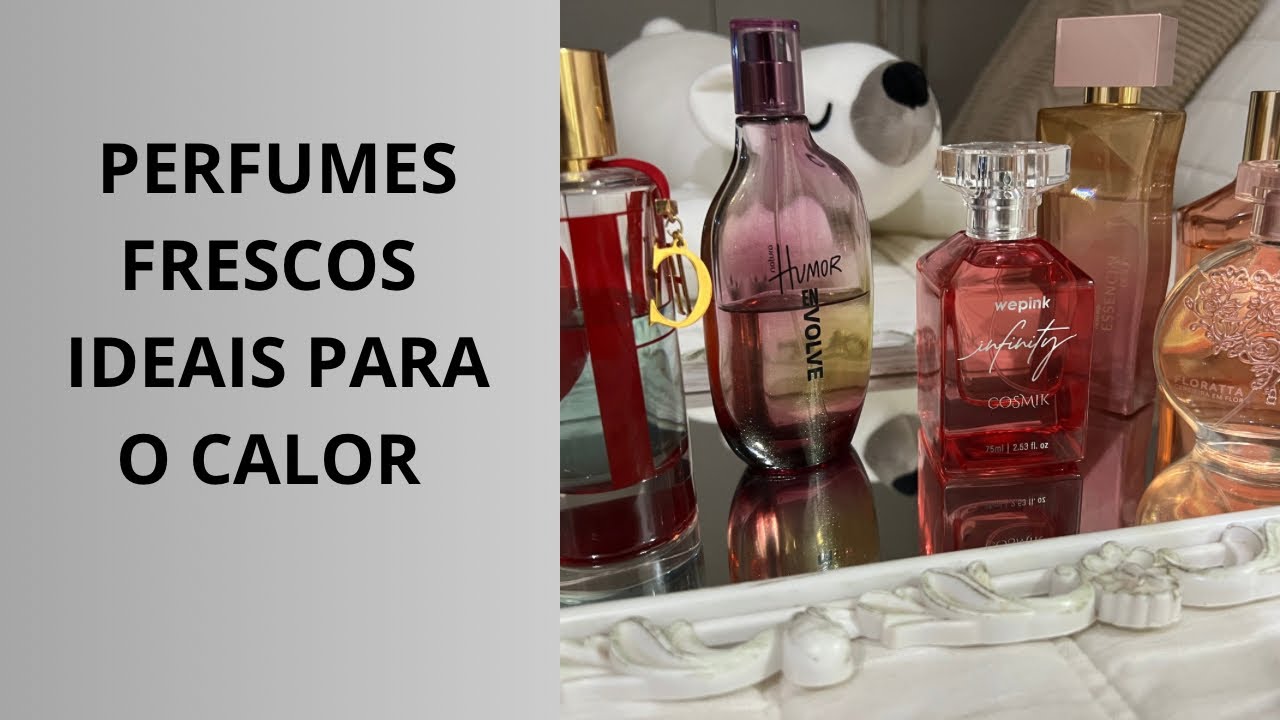 Perfumes frescos adocicados e cítricos ideais para o verão/calor! 🤍