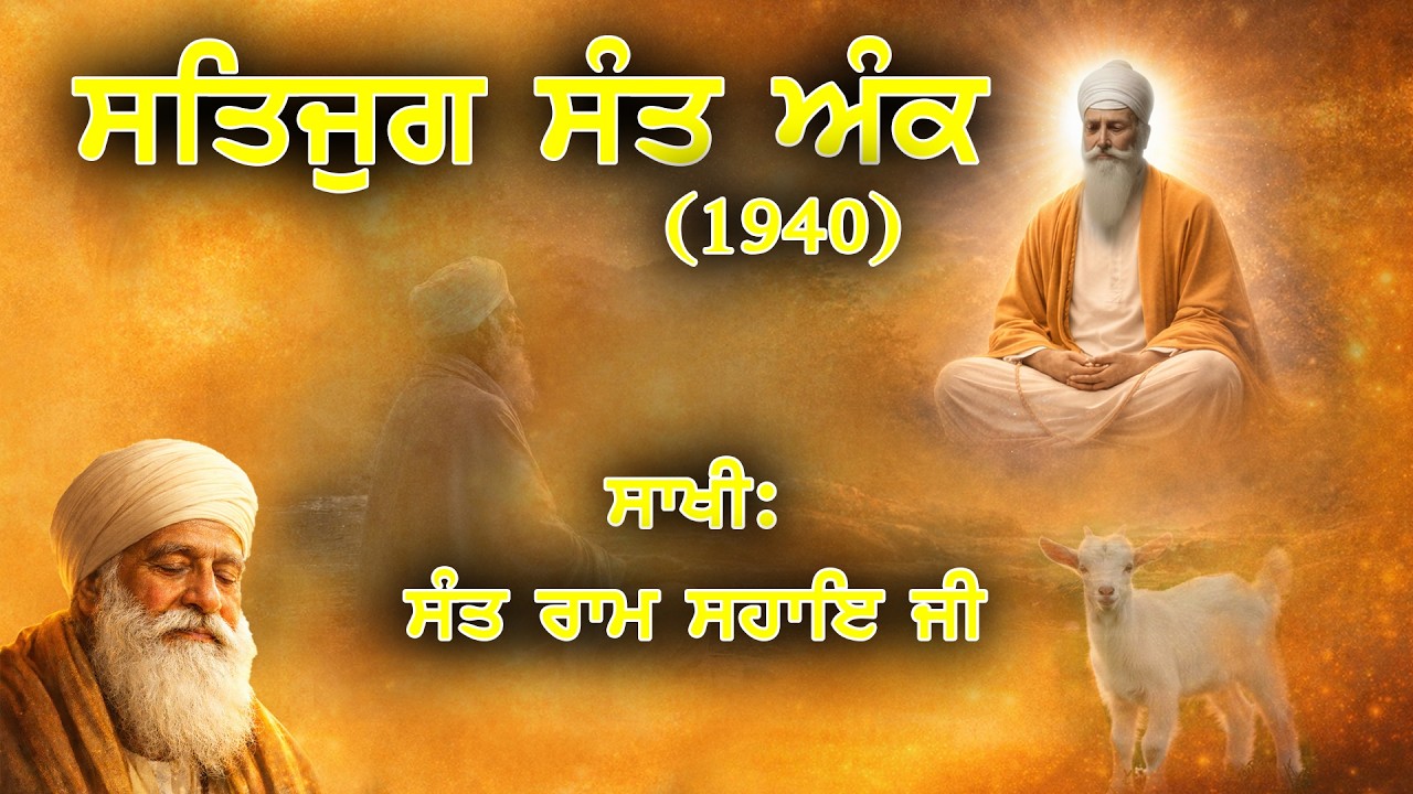Satjug Sant Ank (1940) Sakhies : Sant Ram Sahai Ji