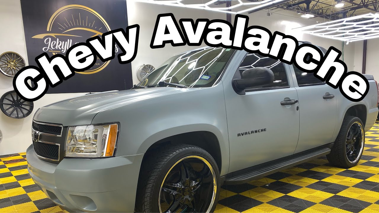 How to turn a 2009 Chevy Avalanche into a 2022 upgrade by JekyllandHydes Custom Auto.