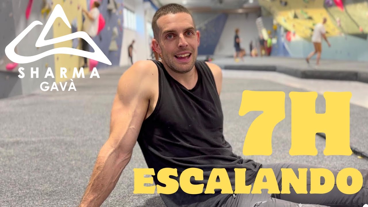 INTENTÉ escalar TODOS los BLOQUES 🔴🟡 (6A-7A+) en 3 PEGUES | SHARMA GAVÀ