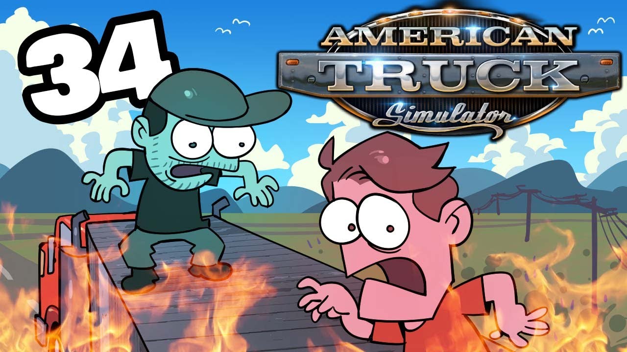 Lunchtime w/ SuperMega - AMERICAN TRUCK SIMULATOR - EP 34