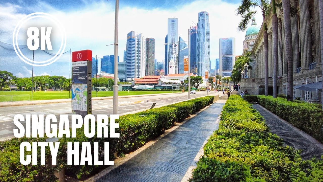 Singapore 8K: City Hall Weekend Walk (April 2021)