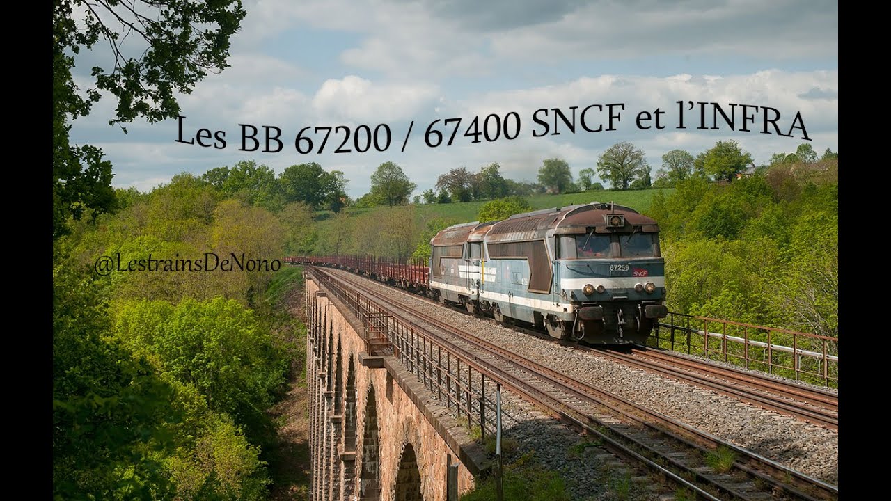 Les BB 67200/400 SNCF et l'INFRA