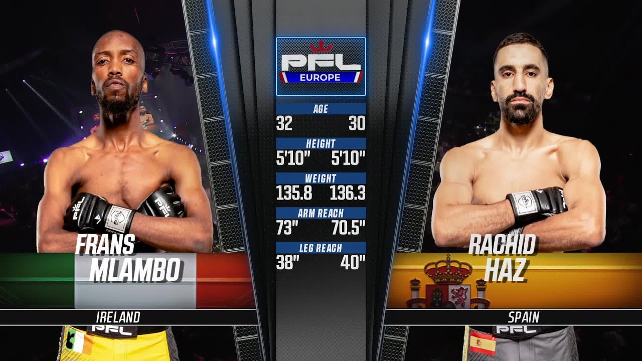 Frans Mlambo vs Rachid Haz | PFL Berlin Full Fight