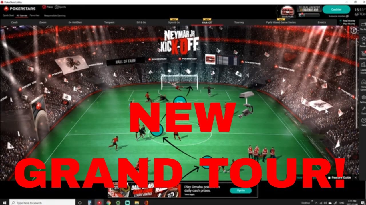 POKERSTARS NEW GRAND TOUR, NEYMAR JR KICKOFF!