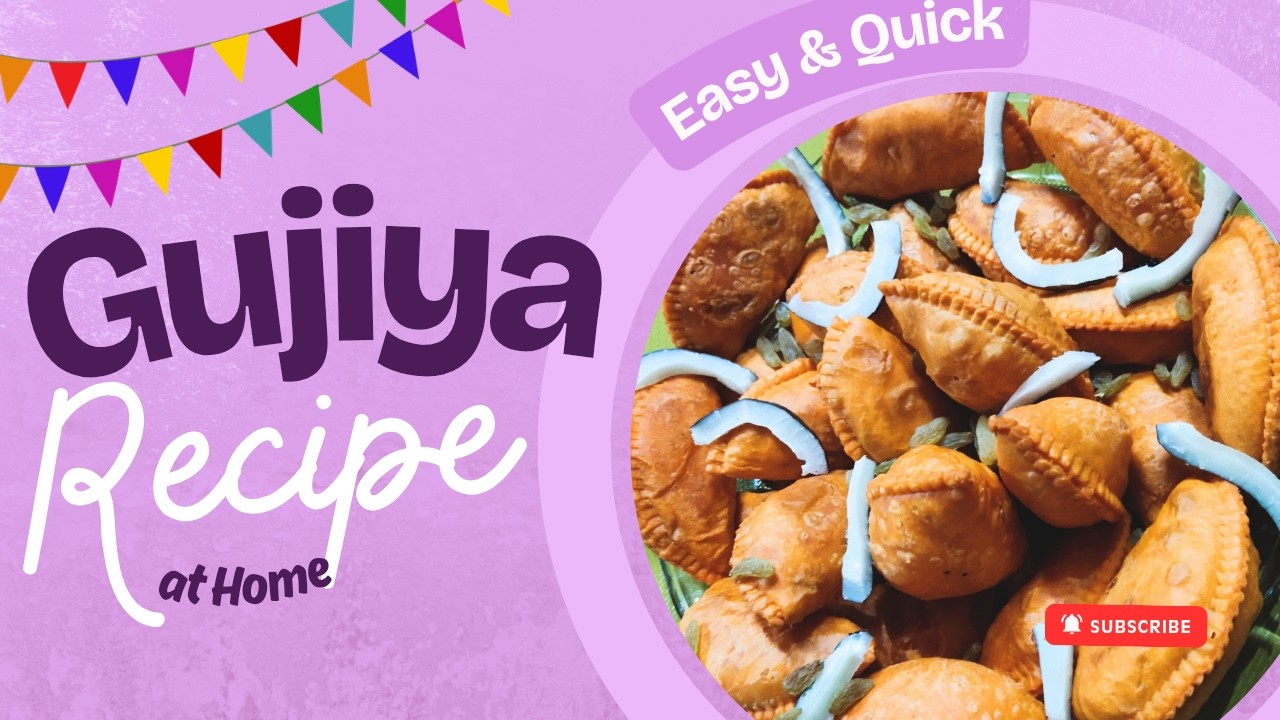 Gujiya Recipe - बेसन और मावा का गुजिया बनाने का तरीका