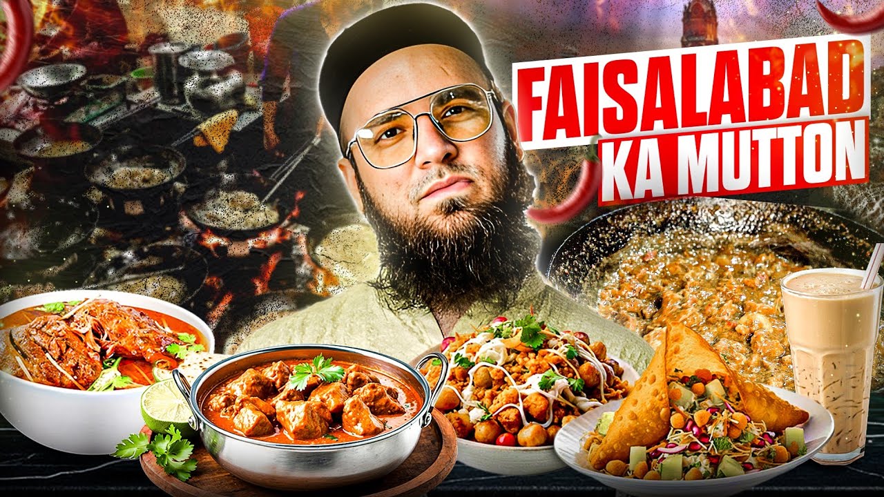 EXPLORING THE MOST AMAZING FOOD IN FAISALABAD | FARZAND MUTTON KARAHI | TAHIR SAMOSA FRUIT CHAAT