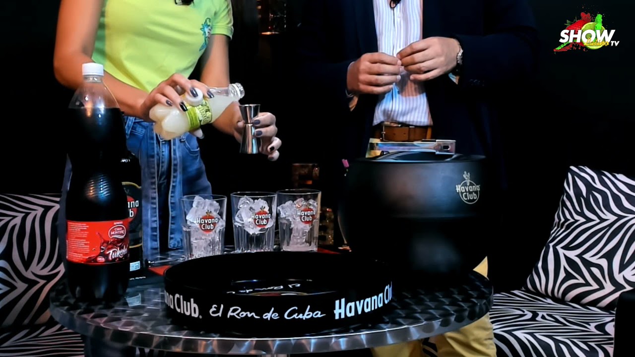 Como Preparar Un Cubata !! Cortes&iacute;a Havana Club El Ron D Cuba  y Show Latino Tv