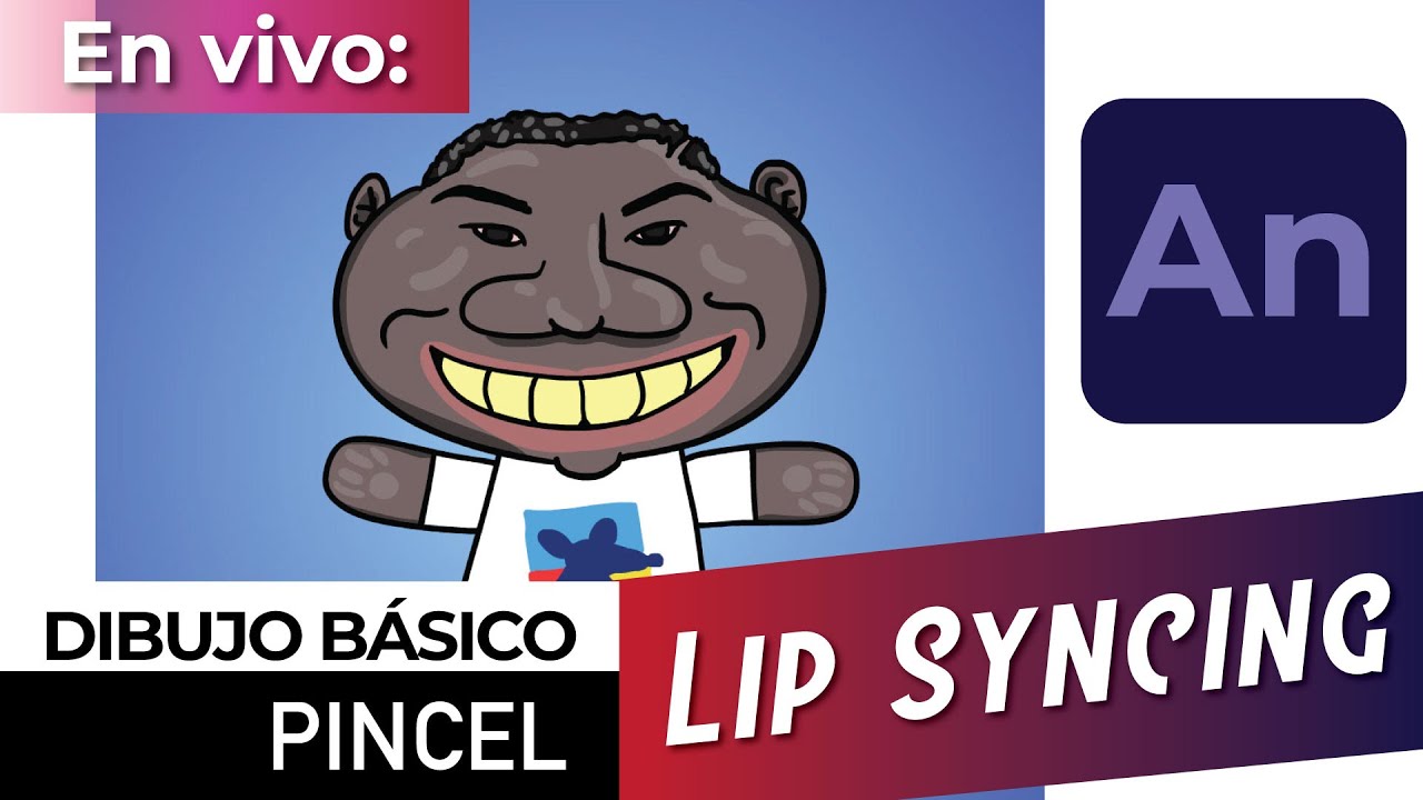 📹🎬🖌Adobe Animate: Dibujo básico con pincel para Lip Sync