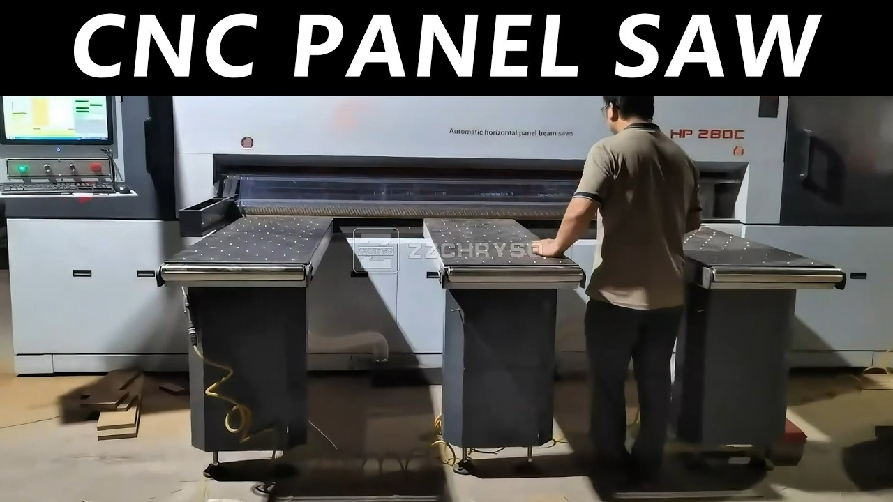 CNC Wood Panel Saw Machine: Heavy-Duty Manufacturing & High-Speed Cutting Demo