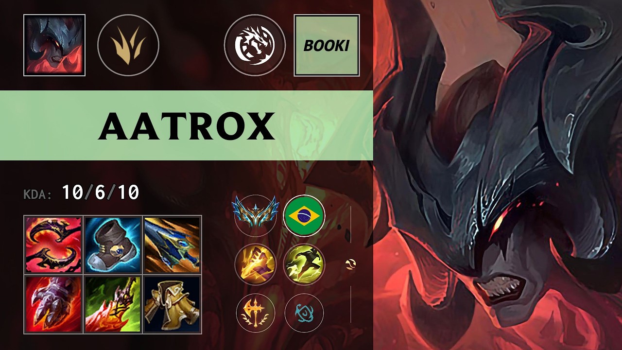 (LEV Booki) Aatrox Jungle vs Karthus - BR Challenger Patch 26.11