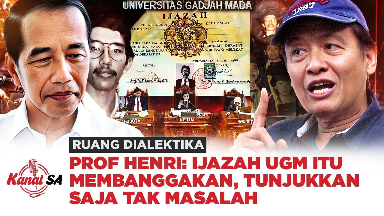 Mengapa Kasus Ijazah Jokowi Ribet Banget, Bisakah Komisi Informasi Jadi Solusi?| Prof Henri Subiakto