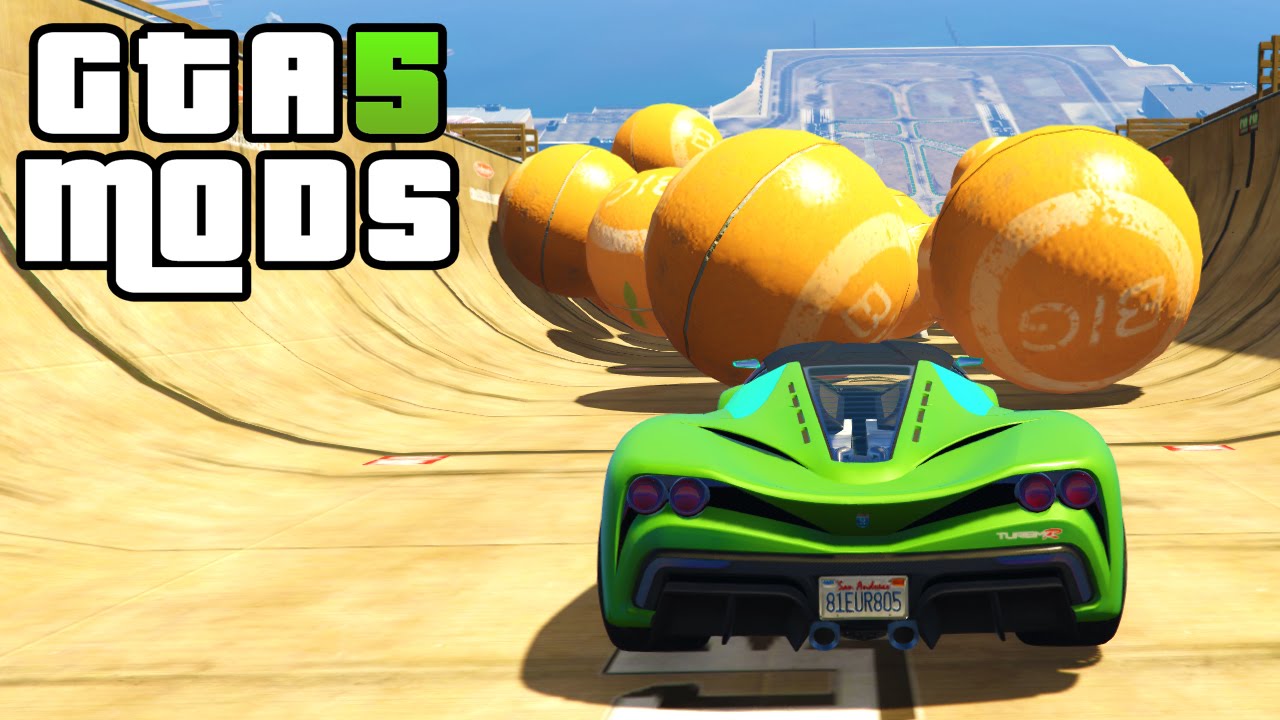 GTA 5 PC MODS - Race the balls v1.2