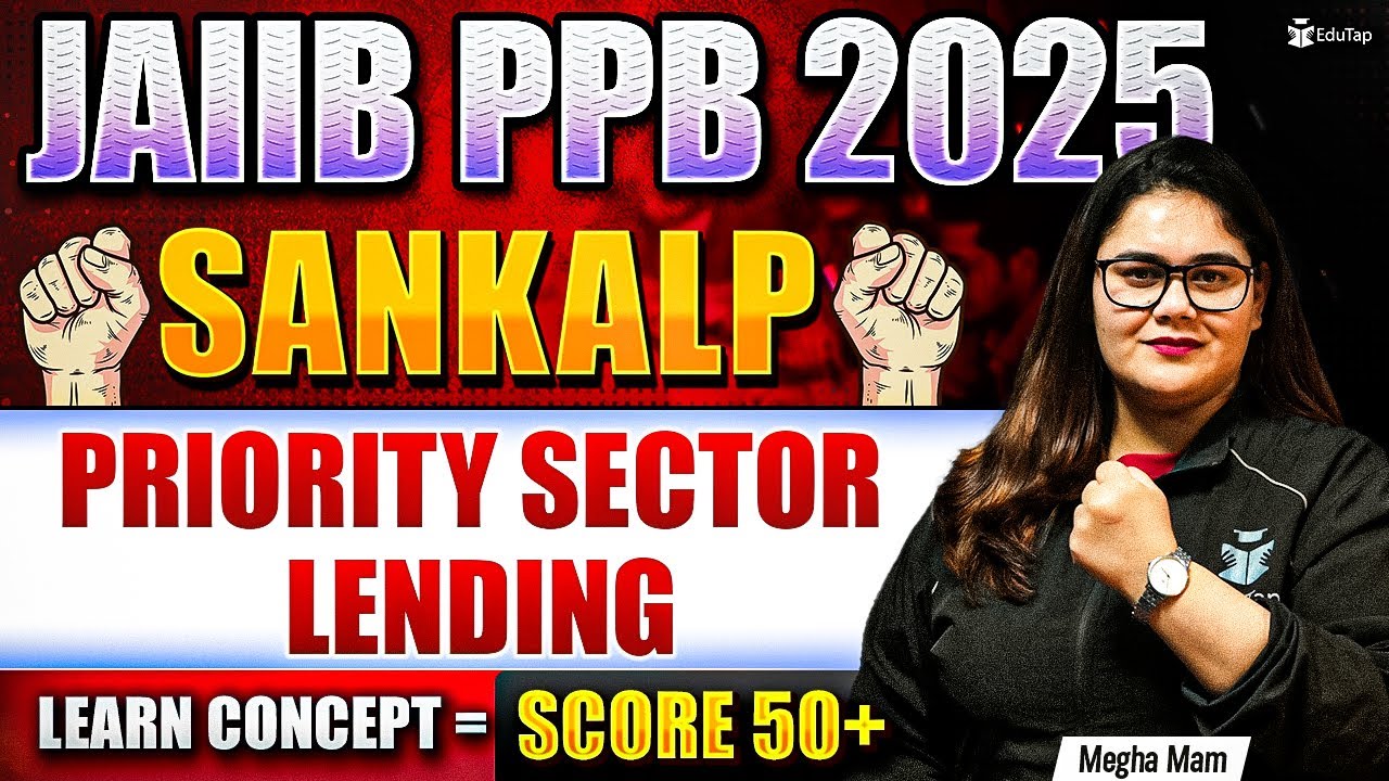 JAIIB Free Online Classes 2025 | JAIIB PPB Priority Sector Lending | JAIIB Important Topics 2025