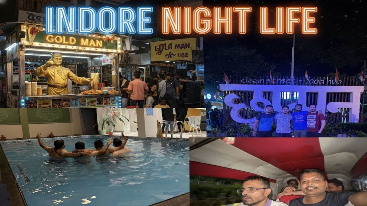 Indore Nightlife Vlog 2025 | 56 Dukan Food, Sarafa Bazaar Feast & Zostel Stay