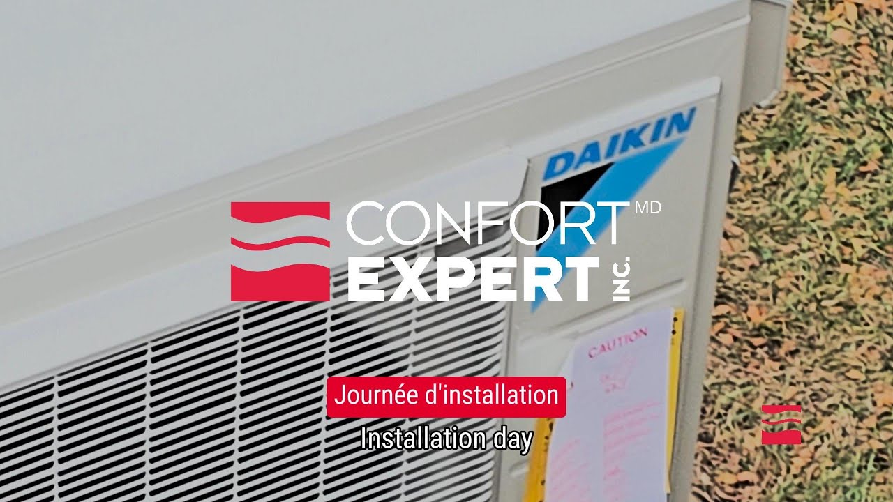 Installation d'une thermopompe multizone Aurora de Daikin chez notre client