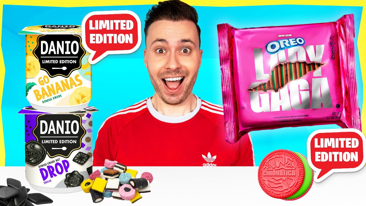 1 Dag Alleen Maar LIMITED EDITION Producten Eten! *Challenge*