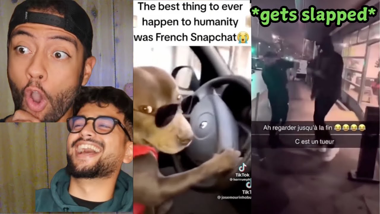CANADIANS REACT TO FRENCH SNAPCHAT ?!! (HILARIOUS) What Just Happened ?! w/ Rich n Mike