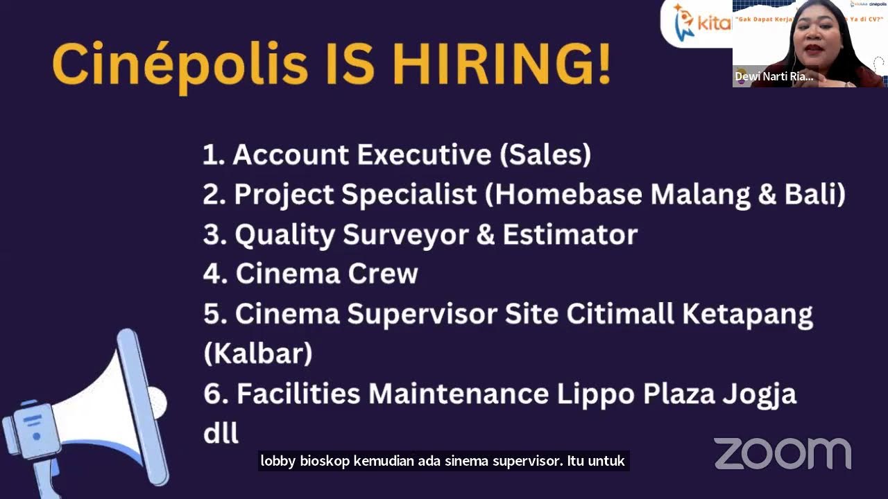 Webinar Kitalulus x Cinepolis 