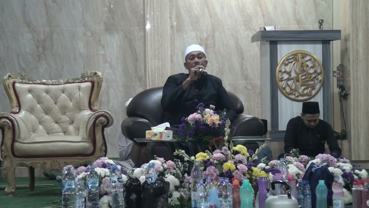 Sambutan dari Bapak Kades Mekarrahayu di masjid Al Ikhlas kp Burujul 