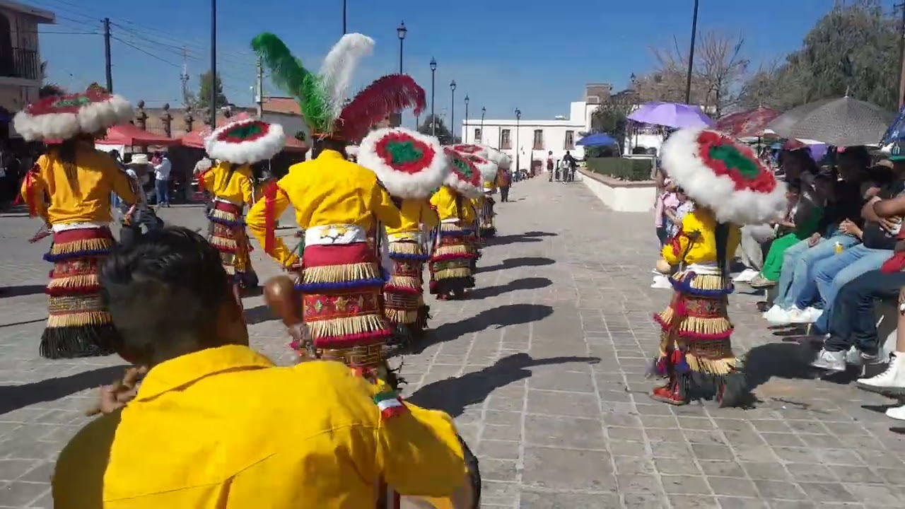 12/FEB/DEL AÑO 2026 DANZA LOS AMARILLOS DEL BARRIO LA ALAMEDA TRANCOSO, ZAC.